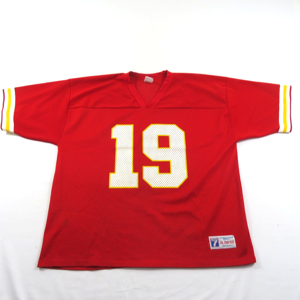 Joe Montana Jersey Logo 7 Kansas City Chiefs NFL Mens XL Made in USA